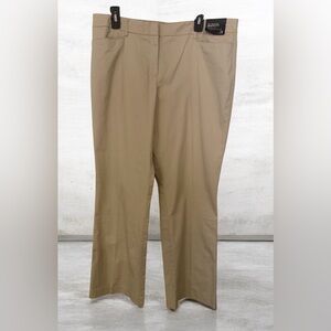 NWT New York & Company Khaki Boot Cut Pants.